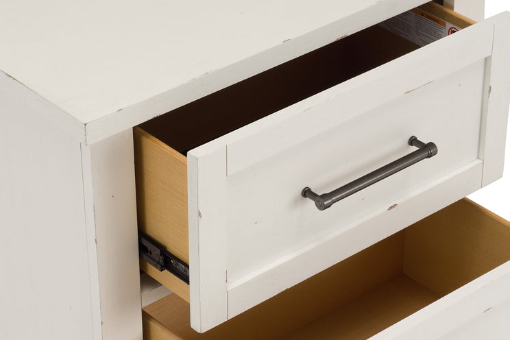 XXX's and OOO's Cotton 2-Drawer Nightstand